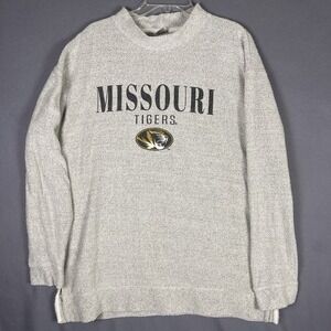 Missouri Tigers NCAA Long Sleeve Pullover Sweatshirt Long Sleeve Women's XL